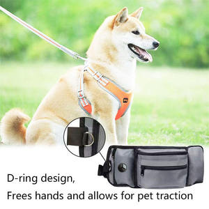 Sac banane d'entraînement pour chiens avec clicker, en tissu Oxford imperméable, fermeture éclair, <span class=keywords><strong>porte</strong></span>-<span class=keywords><strong>bouteille</strong></span> d'eau, pour la <span class=keywords><strong>randonnée</strong></span> et la mode - Product Image 5