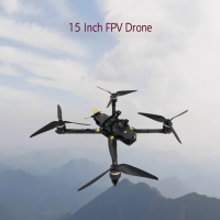 Nouveau modèle 2025 Drone FPV 15 pouces avec caméra télécommandée Haute Définition 720P Transmission sur plus de 10 km Autonomie de vol de 31 à 40 minutes