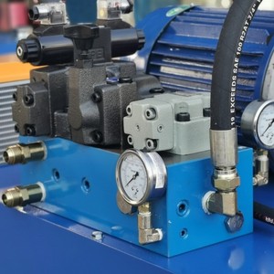 Unidad de Potencia Hidráulica de 5.5KW y 200 Bar, Estación de Bomba Hidráulica de 2 Etapas para Uso Industrial - Product Image 1