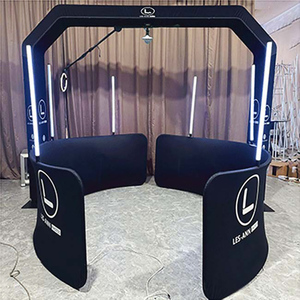 บูธถ่ายภาพหมุนได้ 360 องศา อัตโนมัติ/ธรรมดา แบบพกพา คุณภาพสูง สำหรับงานแสดงสินค้า ขายส่ง - Product Image 1