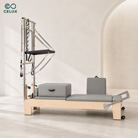 Celux Classic Pilates Reformer en bois pour thérapie physique, lit de Pilates en bois avec tour, machine de Pilates Reformer