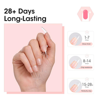 Adhésif solide pour patchs d'ongles pour salons de manucure, patchs d'ongles durables et résistants
