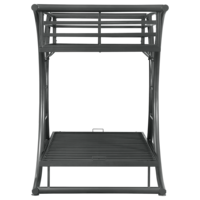 Cadre de Lit Métallique Robuste en Acier, Lit Superposé pour 2 Personnes, pour Appartements d'Adultes, Mobilier de Chambre, Dortoir et Loft