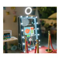 Fotomaton para selfies, máquina de fotopatas, cabina de espejo para fotos de boda mágica, venta al por mayor