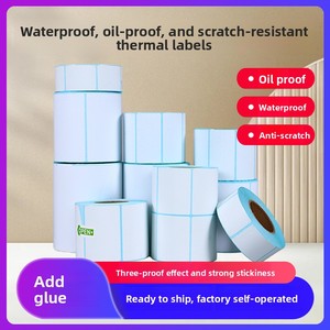 עמיד למים עמיד בפני אבק עמיד בפני זעזועים נייר תווית תרמית לוגיסטיקה תוויות דביקות עצמית סדרה 70 מלבניות E-Packet <span class=keywords><strong>Milk</strong></span> <span class=keywords><strong>Tea</strong></span> - Product Image 1