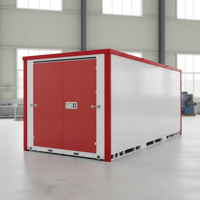 Mobile Foldable Steel Structure Container Self Storage Units Heavy Duty Portable Storage Pods for Office Building