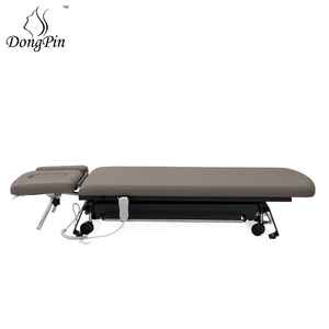 Elektrische massagetafel met één motor, hoogteverstelling, metalen frame, behandelbed voor chiropractie en therapie, geschikt voor ziekenhuizen - Product Image 4