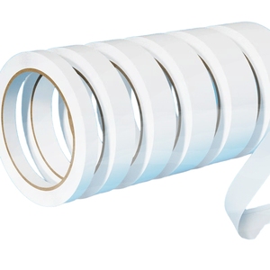 Nhà Máy Giá Tùy Chỉnh Trắng Hai Mặt Tráng Mô Gia Cố Băng 2 Mặt Cho Đóng Gói Phong Bì Giấy Không Dệt - Product Image 1