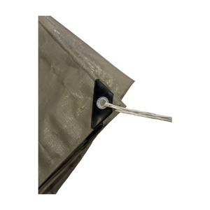 Bâche XXL robuste 300 GSM avec 6 élastiques, imperméable et anti-UV, 5M x 6M, pour mobilier <span class=keywords><strong>de</strong></span> marché extérieur et couverture <span class=keywords><strong>de</strong></span> <span class=keywords><strong>caravane</strong></span> - Product Image 4