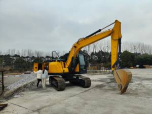 भारी उपकरण परिवर्तलिन सिंनोमाच ब्रांड क्रॉलर ट्रैक खुदाई डीजल इंजन संचालित हाइड्रोलिक खुदाई - Product Image 5