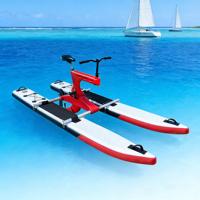 Vélo aquatique écologique, vélos aquatiques, vélo d'eau de mer, vélo de lac, vélo pliable léger, pédale gonflable, vélo aquatique flottant
