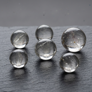 Crystalexport.com Natural Clear Quartz <b>Crystal</b> <b>Sphere</b>-Handmade 40-60mm Healing Reiki Stone From Gujarat for Home Decor - Product Image 3