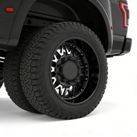 Jantes tout-terrain KYKY Duallyly 20x8.25 22x8.25 24x8.25 pouces 8x170 8x180 8x200 10x225 10x285.75 pour Ram 4500 / 5500 Duallyly
