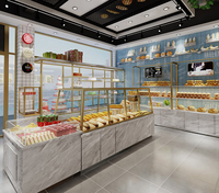 Kiosque de restauration rapide Artworld Displays Mall pour jus de fruits, idée de bar, kiosque à hot-dogs coloré, stand de vente au détail dans le centre commercial, stand de collations
