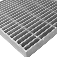 Grille de drainage en acier inoxydable robuste avec surface antidérapante, galvanisée à chaud, pour immeubles de bureaux et écoles