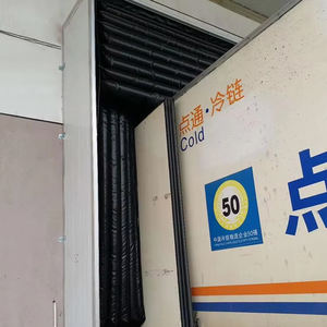 Voedselfabriek Koude Vriezer Pvc Intrekbare Laadruimte <span class=keywords><strong>Container</strong></span> Logistiek Anti-Crush Verstelbare Opblaasbare Dock Deur Afdichting - Product Image 3