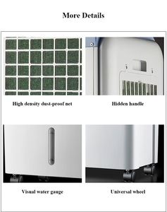 เครื่องทำลมเย็นแบบระเหยอัจฉริยะพร้อมล้อสำหรับห้องใช้ใน40L เชิงพาณิชย์จาก runal - Product Image 4