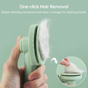 Cat <b>Brush</b> Grooming <b>Brush</b> for Cats Remove Hairs Cat Hair Remover <b>Pets</b> Hair Removal Comb Massages Particle Grooming Accessories - Product Image 5