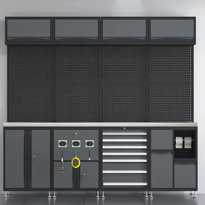 2026 Établi de travail combiné avec rangement d'outils, plan de travail, poste de travail et armoire de rangement - Product Image 5