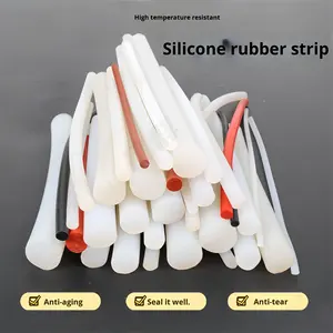 شريط سيليكون صلب مقاوم للماء مانع للانزلاق مطاط أبيض مقاوم لدرجات الحرارة العالية شفاف على شكل حرف O مانع للانزلاق - Product Image 3