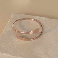 Bracelet ajustable en cuivre pur SLand Jewelry Wholesale avec extrémités plates pour gravure DIY