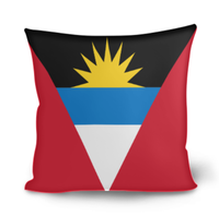 Housse de coussin décorative patriotique drapeau d'Antigua, style ferme, pour la fête de l'Indépendance, pour canapé, maison, extérieur