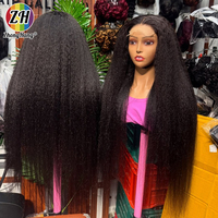 Perruque frontale en dentelle HD sans colle, cheveux indiens vierges, perruques de cheveux humains vierges bruts avec cuticules alignées pour femmes noires