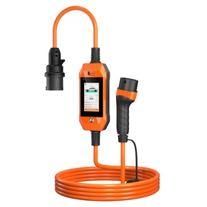 Chargeur de voiture électrique portable 32A 7kW avec écran tactile intelligent de 4,3 pouces, contrôle intelligent, application WiFi et mises à jour de micrologiciel OTA - Product Image 1