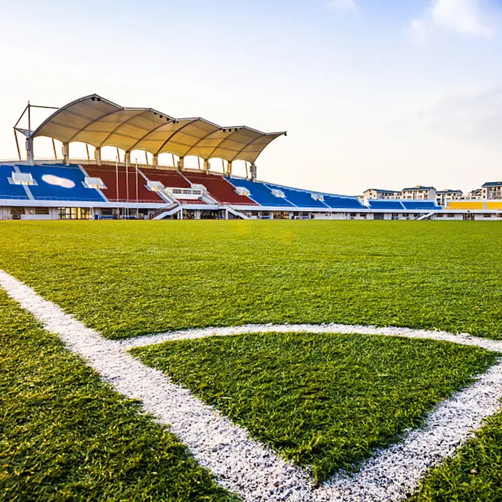 Standar EU kualitas tinggi hijau sepak bola rumput sintetis Futsal rumput buatan