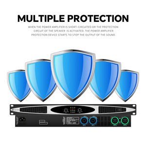 GAP-D2810 プロフェッショナル 600ワット ステレオ クラスD デジタルアンプ <span class=keywords><strong>2</strong></span>チャンネル PAシステム用 低ノイズ - Product Image 6