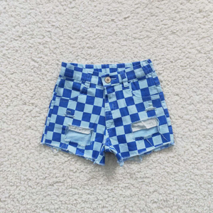 Shorts de Mezclilla para Niñas de 3 a 16 Años, Pantalones Cortos de Verano con Cintura Ajustable y Bolsillos, Venta al Por Mayor - Product Image 5