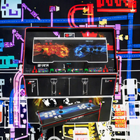 30000-in-1 Klasik 3D untuk Kotak Game Arcade 2 Pemain Konsol Video Game 3D HD MAME 1-Tahun Garansi Bahasa Inggris Metal