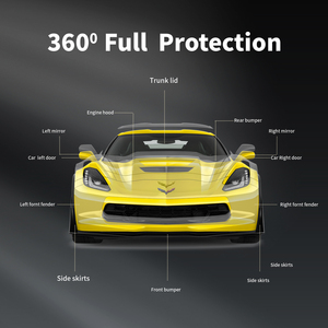Échantillon gratuit de <span class=keywords><strong>film</strong></span> TPU transparent PPF transparent anti-rayures peinture mate auto-cicatrisante vinyle de protection pour voitures garde du corps brillant - Product Image 2