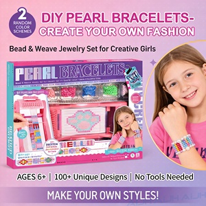 Kit de fabrication de bijoux AiJH, accessoires <span class=keywords><strong>pour</strong></span> bracelets perlés DIY, ensemble de <span class=keywords><strong>perles</strong></span> <span class=keywords><strong>pour</strong></span> la beauté, jouets <span class=keywords><strong>pour</strong></span> enfants, bracelets faits <span class=keywords><strong>à</strong></span> la main <span class=keywords><strong>pour</strong></span> filles, machine <span class=keywords><strong>à</strong></span> faire des bracelets, jouets - Product Image 6