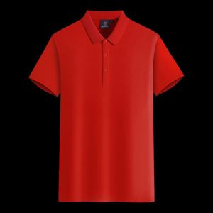 Design New Styles Short Sleeve Solid Color Men Polo T-shirt High Quality Custom Logo 100% Cotton Knit Polo Shirt for Men - Product Image 3