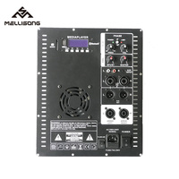 Module d'amplificateur de haut-parleur actif numérique professionnel de haute qualité 500W en métal pour système de haut-parleur PA 2.1