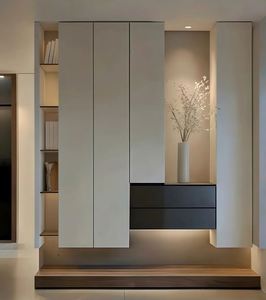 Mueble Zapatero de Madera Personalizado de Alta Gama para el Recibidor, Almacenamiento Ecológico, Muebles Modernos para el Hogar con Diseño que Ahorra Espacio - Product Image 3