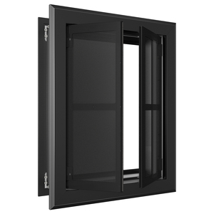 <span class=keywords><strong>Porte</strong></span> pour <span class=keywords><strong>chien</strong></span> isolée à double battant, cadre en alliage d'aluminium, résistante aux intempéries, pour chiens de petite, moyenne et grande taille, pour mur extérieur - Product Image 2