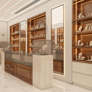 Vitrine de magasin de bijoux, présentoir en verre, socle de montre, saloon store, meubles - Product Image 5