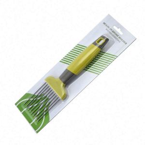 Wholesale Stainless Steel Manual Slicer Metal <b>Cutter</b> for Vegetable Fruit & Meat PP Plastic Onion <b>Rings</b> - Product Image 6