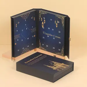 Kunden spezifische Kalender-Geschenk box, 30 Tage, Kalender-Countdown, arabischer Ramadan, Holz-Mubarak, Eid-Überraschung, Fidget, Mädchen, Jungen, Kinder