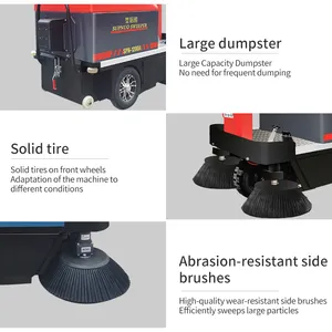 SBN-1200A manuelle schnurlose Bodenreinigungsausrüstung treibender Staub- und Straßenmauskleiner für Öffentliche Bereiche einfach zu bedienend