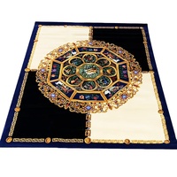 Tapis et moquettes de conception moderne 100% tapis de hall d'hôtel fait main en soie pour chambre à coucher