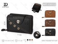 Men's Single Button Accordion <b>Card</b> <b>Holder</b> 3 In Pu Credit <b>Card</b> Wallet - Product Image 1