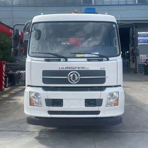 Grue montée sur camion Dongfeng 12 tonnes à flèche articulée en 5 sections, entièrement hydraulique, à levage direct, pour travaux d'ingénierie et transport - Product Image 3