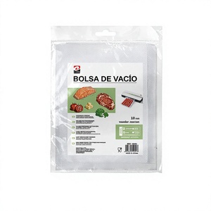 Bolsas de Plástico para Almacenamiento de Alimentos al Vacío ERP de 20x25cm, Paquete de 10 Unidades Texturizadas para Carne, Pescado, Verduras, Uso en la Cocina - Product Image 2