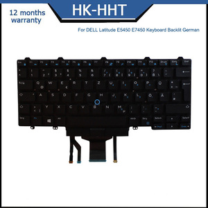คีย์บอร์ดภาษาเยอรมัน HK-HHT สำหรับ <span class=keywords><strong>Dell</strong></span> <span class=keywords><strong>Latitude</strong></span> E5450 E5470 E7450 E7470 5450 7480 <span class=keywords><strong>7490</strong></span> คีย์บอร์ดแบบมีไฟพื้นหลัง - Product Image 5