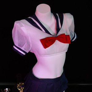 Conjunto de uniforme escolar japonés para mujer, manga corta, gasa, transpirable, estilo JK 8188 - Product Image 1