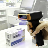 Lecteur de codes-barres portable haute précision JINGXIN 4mil pour la lecture d'étiquettes endommagées et froissées, idéal pour la vérification des prix en supermarché