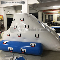 Iceberg mur d'escalade gonflable Iceberg jouets aquatiques flotteur île Sport aquatique pour le plaisir